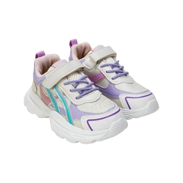Purple_Lightweight_Casual__Sneaker__With_Comfortable_Cushioned_Sole_For_Girls