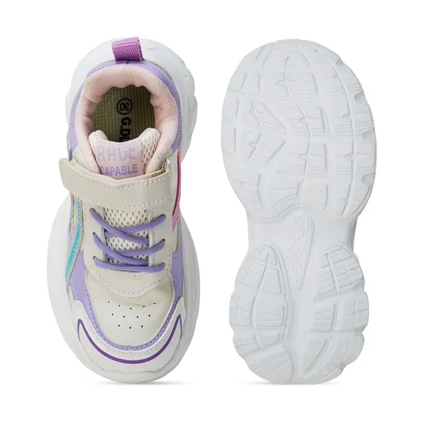 Purple_Lightweight_Casual__Sneaker__With_Comfortable_Cushioned_Sole_For_Girls