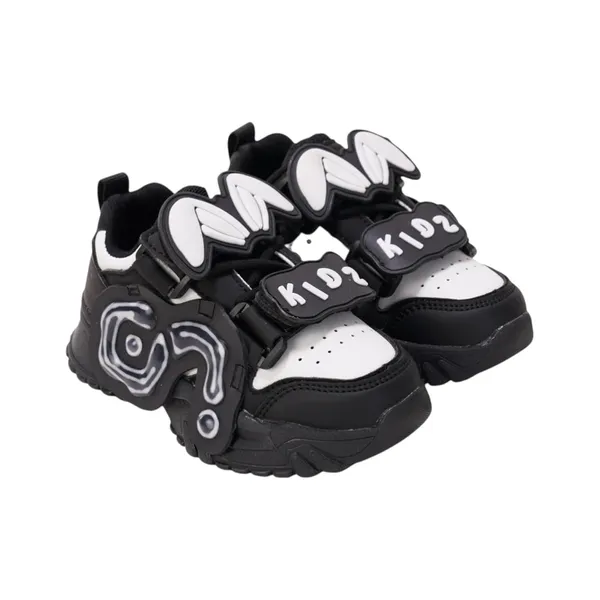 Black_Lightweight_Casual__Sneaker__With_Comfortable_Cushioned_Sole_For_Girls