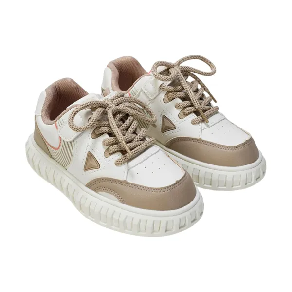 Brown_And_White_Lightweight_Casual__Sneaker__With_Comfortable_Cushioned_Sole_For_Boys