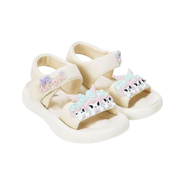 Beige_Lightweight_Casual__Sandal__With_Comfortable_Cushioned_Sole_For_Girls