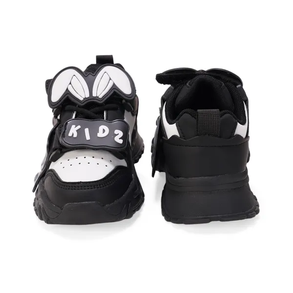 Black_Lightweight_Casual_Sneaker_With_Comfortable_Cushioned_Sole_For_Girls