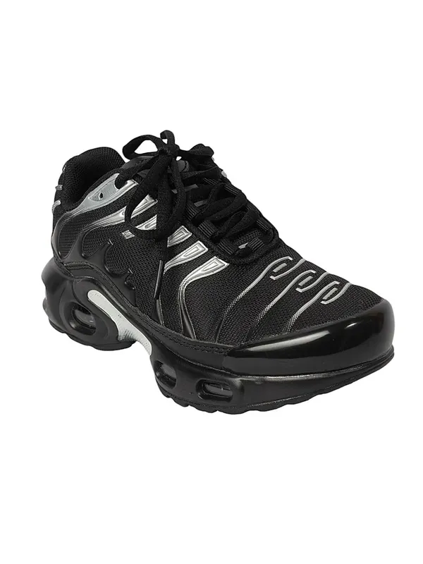 Black_Lightweight_Casual__Sneaker__With_Comfortable_Cushioned_Sole_For_Kids