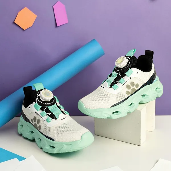 White_Mesh_Dial_Closure_Sports_Shoes_for_Unisex