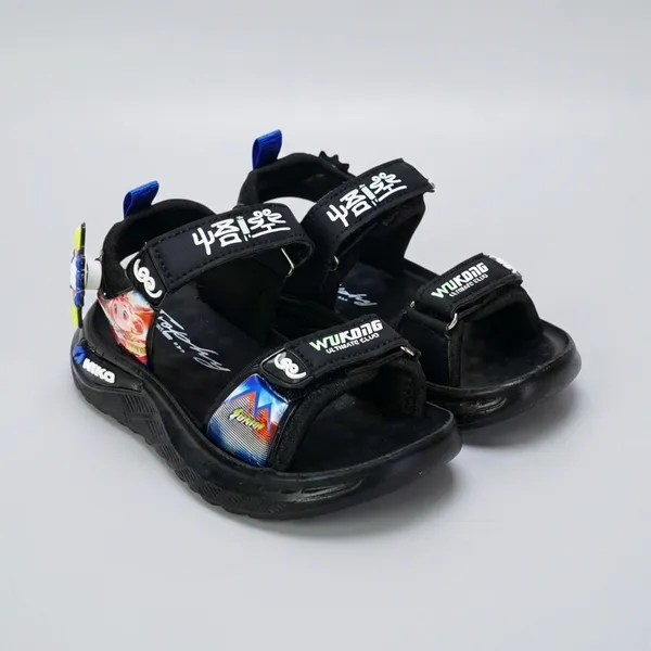 Blue_And_Black_Lightweight_Casual__Sandal__With_Comfortable_Cushioned_Sole_For_Boys