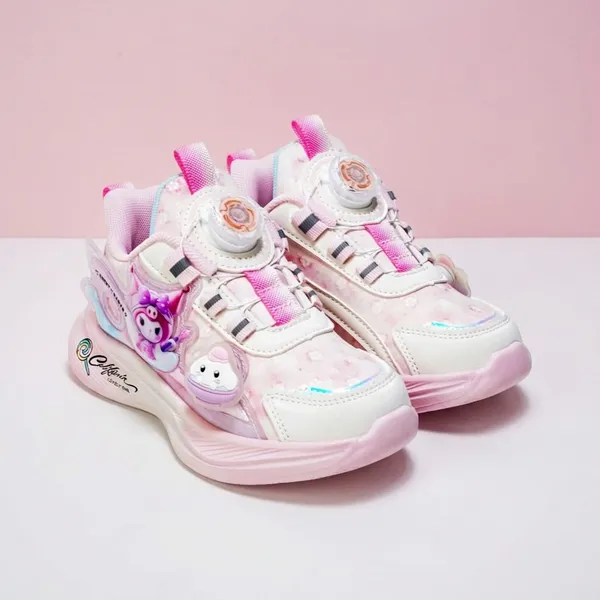 Pink_Lightweight_Casual__Sneaker__With_Comfortable_Cushioned_Sole_For_Girls