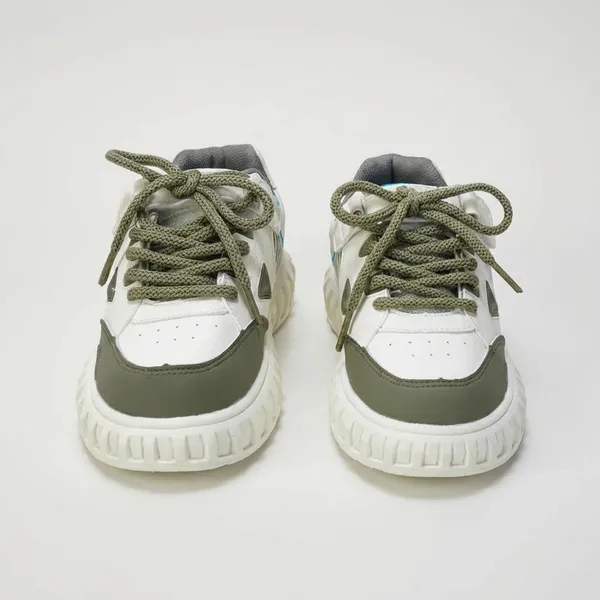 Green_Lightweight_Casual__Sneaker__With_Comfortable_Cushioned_Sole_For_Kids