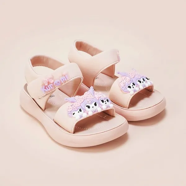 Pink_Lightweight_Casual__Sandal__With_Comfortable_Cushioned_Sole_For_Girls