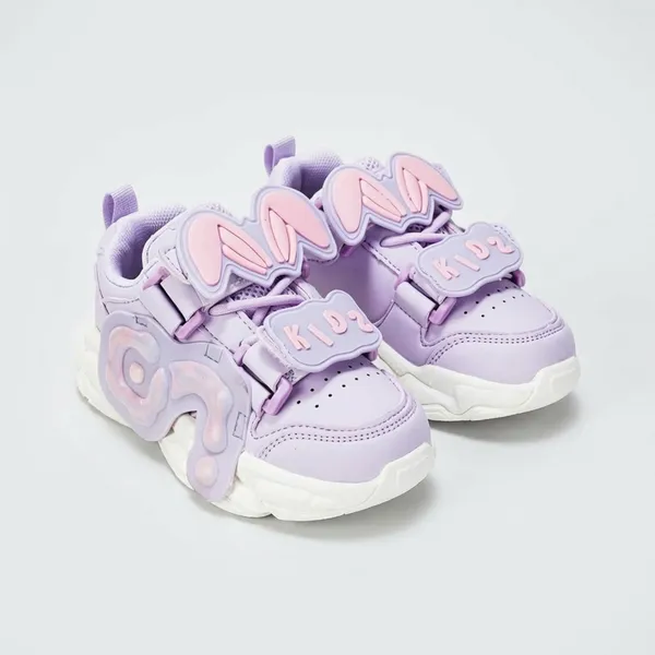 Lavender_Lightweight_Casual__Sneaker__With_Comfortable_Cushioned_Sole_For_Girls