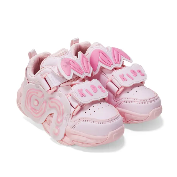 Pink_Lightweight_Casual_Sneaker_With_Comfortable_Cushioned_Sole_For_Girls
