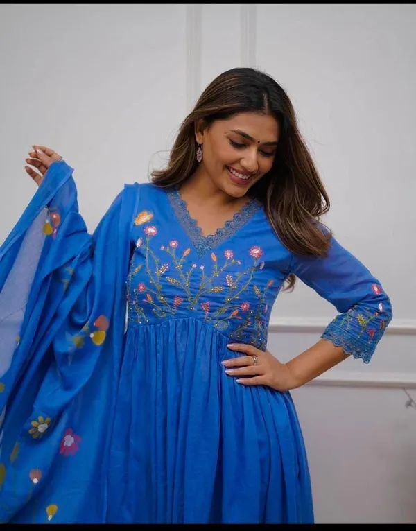 Kurta_Pant_with_Dupatta_Blue