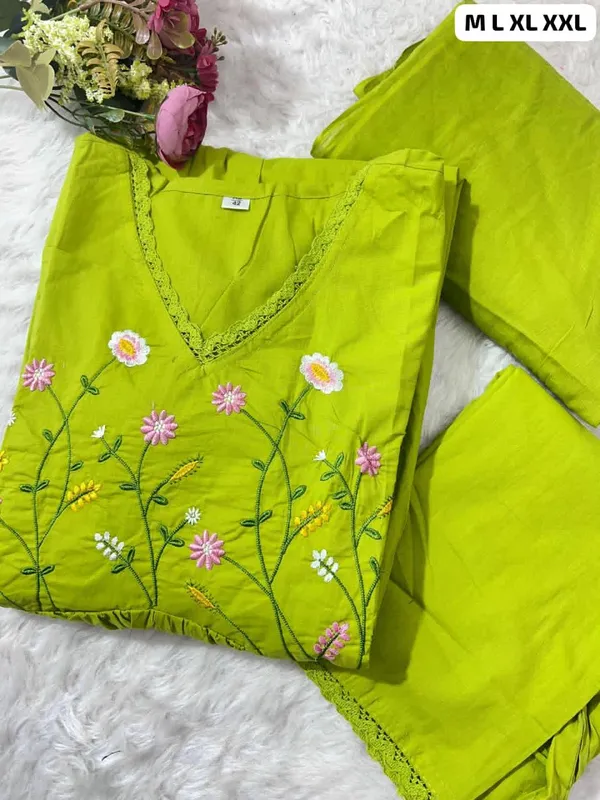 Kurta_Pant_with_Dupatta_Light_Green