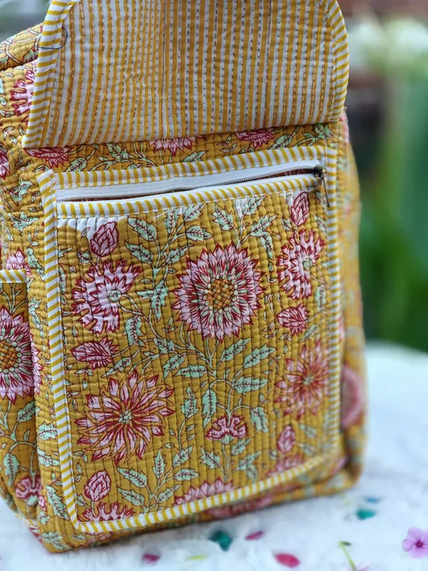 Mustard_Cotton_Hand_Block_Quilted_Tote_Bag_For_Women
