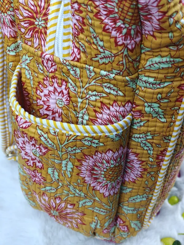 Mustard_Cotton_Hand_Block_Quilted_Tote_Bag_For_Women