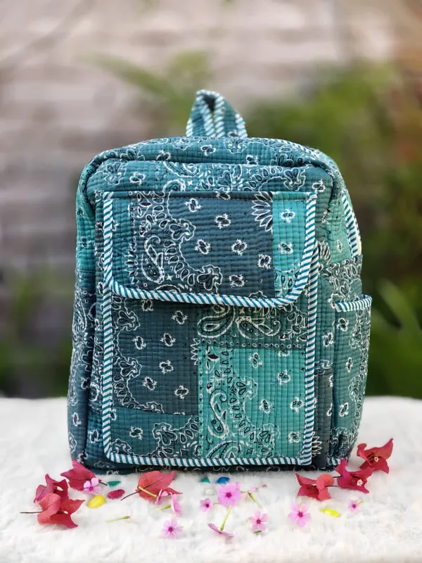 Sea_Green_Cotton_Hand_Block_Quilted_Tote_Bag_For_Women