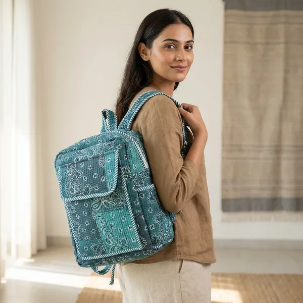 Sea_Green_Cotton_Hand_Block_Quilted_Tote_Bag_For_Women