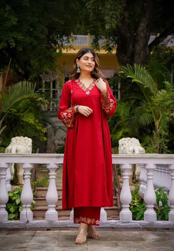Pink_Chanderi_Silk_3_Piece_Set_For_Women