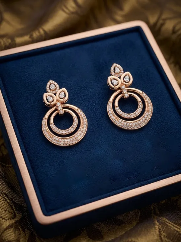 Rose_Gold_Brass_Premium_&_Fancy_Design_Earrings_For_Women_&_Girl