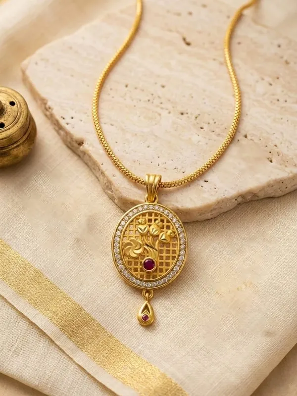 Gold_Brass_Premium_&_Fancy_Design_Pendant_Set_For_Women_&_Girl