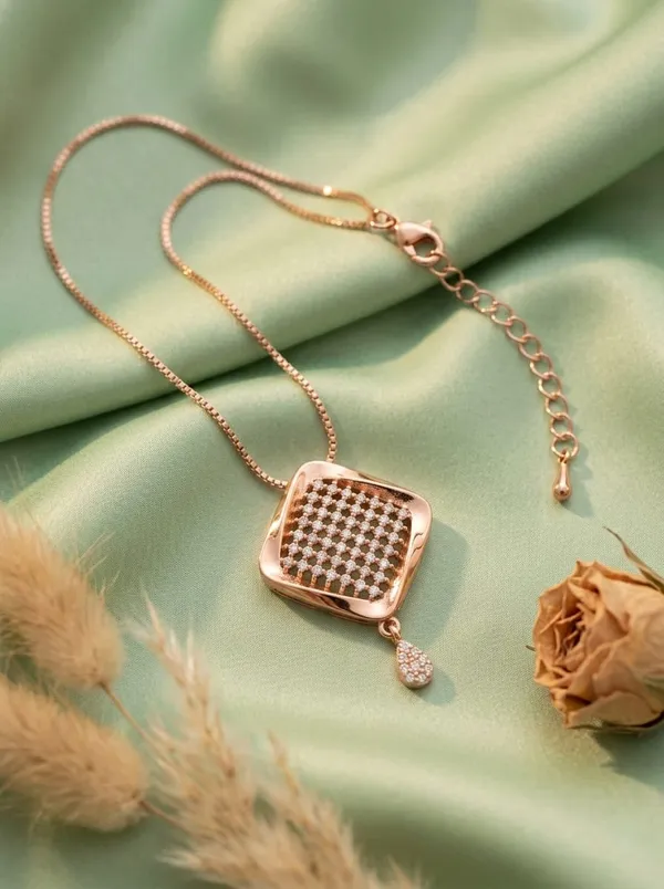 Rose_Gold_Brass_Premium_&_Fancy_Design_Pendant_Set_For_Women_&_Girl