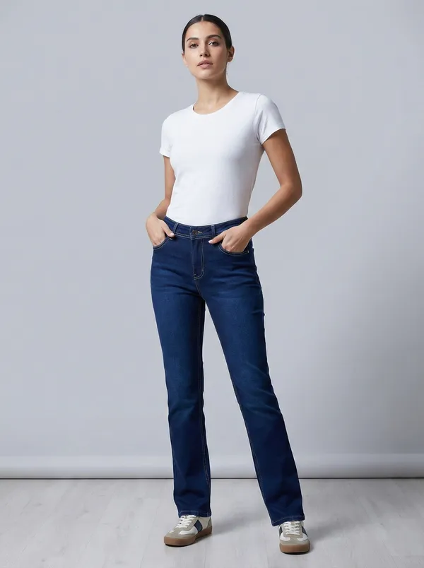 Dark_Blue_Denim_The_Sculpted_Comfort_Fit_Jeans_For_Women