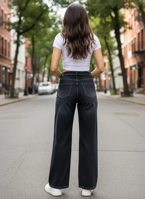 Grey_Denim_Noir_Straight_Leg_Jeans_For_Women