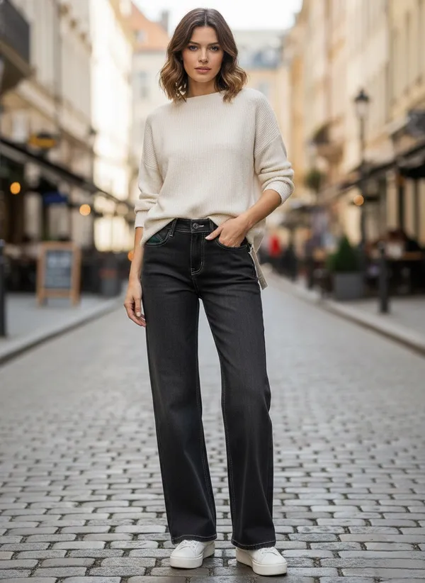 Black_Denim_Shadow_Straight_Fit_Jeans_For_Women