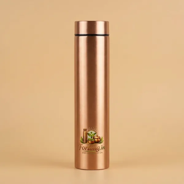 900Ml_|_Pure_Copper_Water_Bottle_With_Gold_Finish_PencilDesign