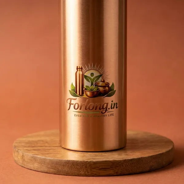900Ml_|_Pure_Copper_Water_Bottle_With_Gold_Finish_PencilDesign