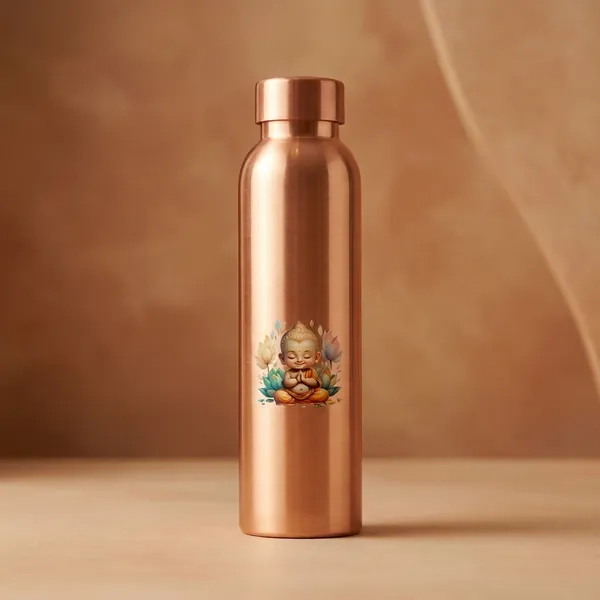 1Lt_|_Copper_Water_Bottle_With_Baby_Ganesha_Design
