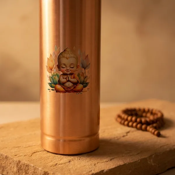 1Lt_|_Copper_Water_Bottle_With_Baby_Ganesha_Design