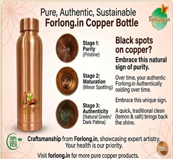 900Ml_|_Copper_Water_Bottle_With_Motivational_Quote