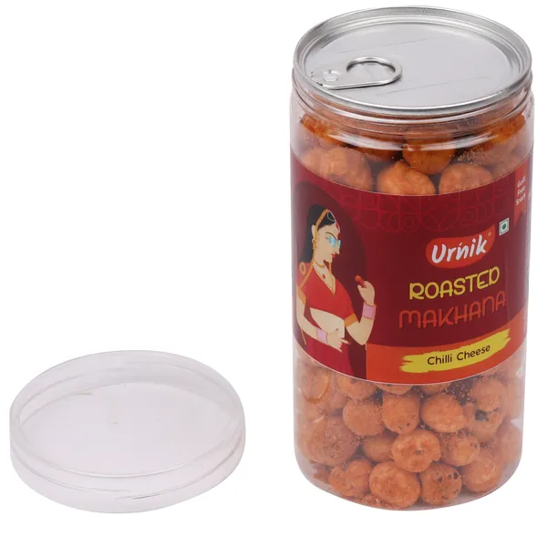 Roasted_Makhana_Chili_Cheese_Flavour_Airtight_Jar_Pack_Of_2
