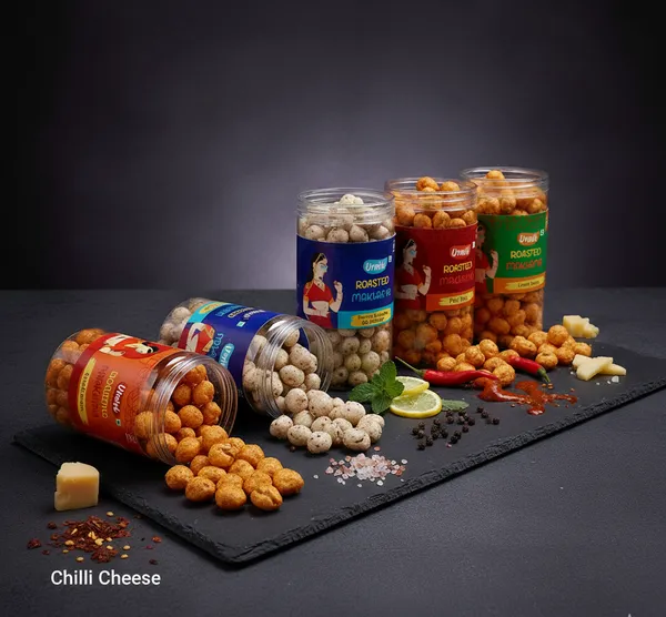 Roasted_Makhana_Snack_Jars_Chilli_Cheese_Flavour_Pack_Of_5