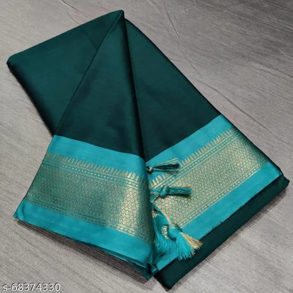 Green_Cotton_Silk_Traditional_Saree_With_Running_Blouse_For_Women