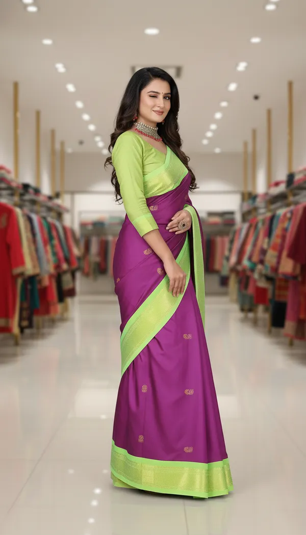 Purple_Cotton_Silk_Traditional_Saree_With_Running_Blouse_For_Women