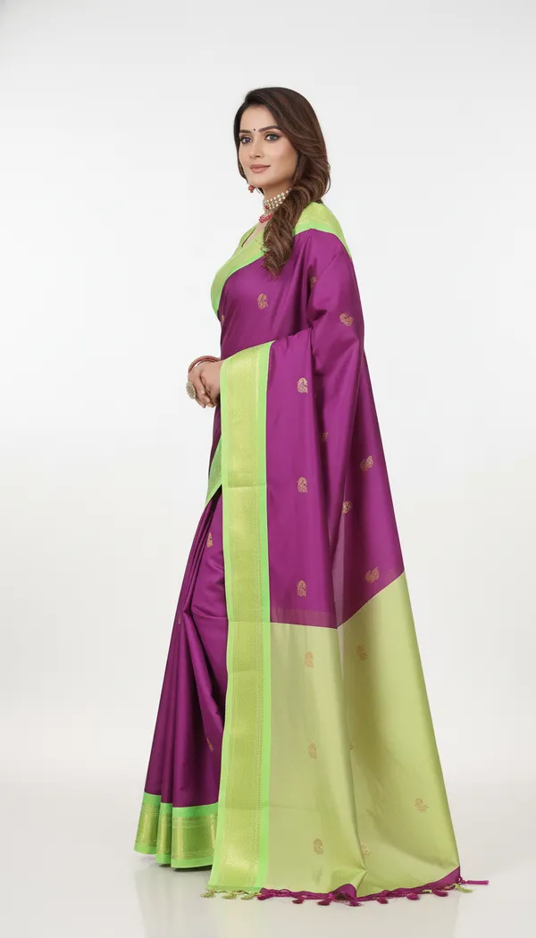 Purple_Cotton_Silk_Traditional_Saree_With_Running_Blouse_For_Women
