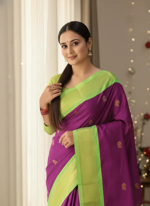 Purple_Cotton_Silk_Traditional_Saree_With_Running_Blouse_For_Women