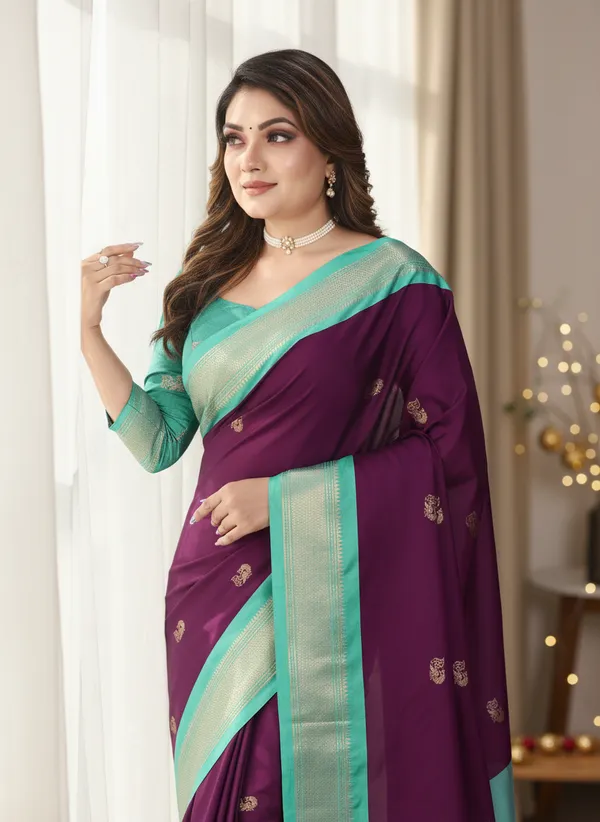 Purple_Cotton_Silk_Traditional_Saree_With_Running_Blouse_For_Women