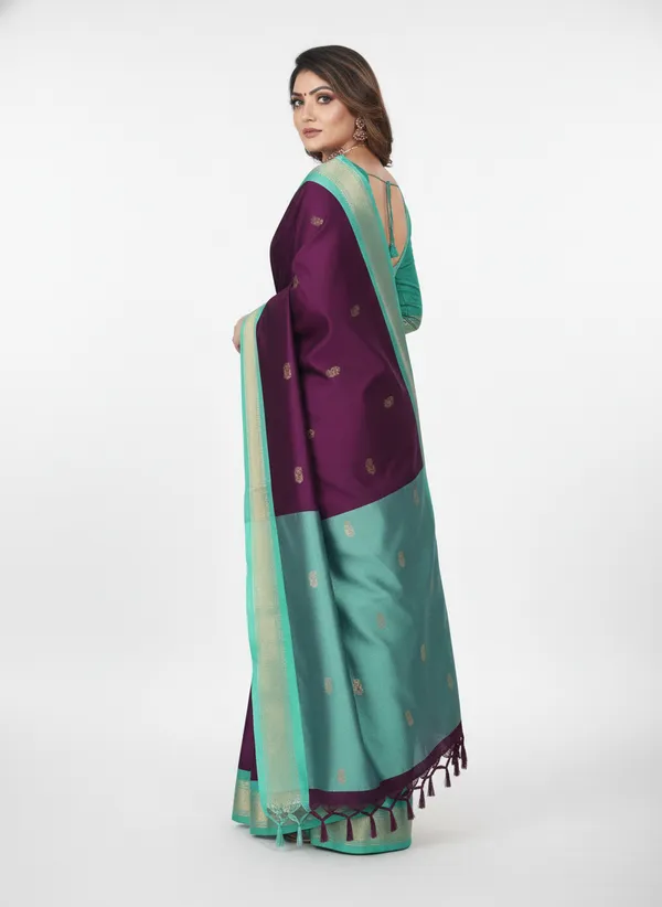 Purple_Cotton_Silk_Traditional_Saree_With_Running_Blouse_For_Women
