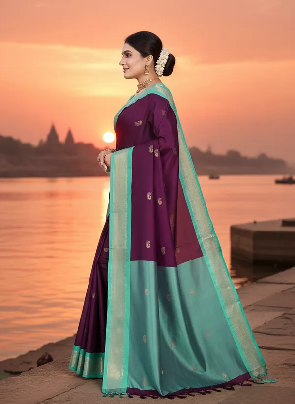 Purple_Cotton_Silk_Traditional_Saree_With_Running_Blouse_For_Women