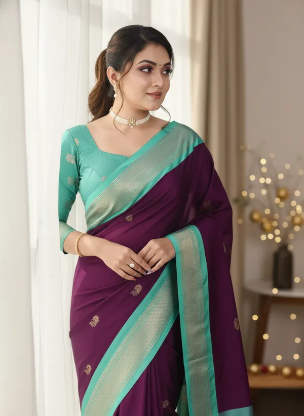 Purple_Cotton_Silk_Traditional_Saree_With_Running_Blouse_For_Women
