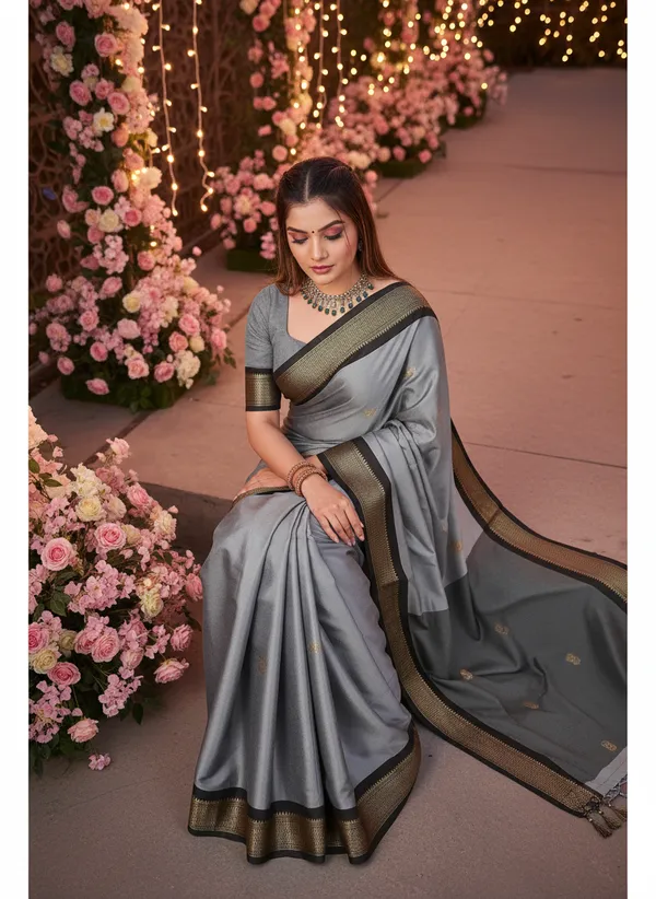 Grey_Cotton_Silk_Traditional_Saree_With_Running_Blouse_For_Women