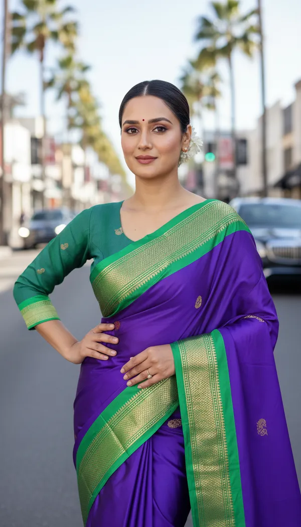 Purple_Cotton_Silk_Traditional_Saree_With_Running_Blouse_For_Women