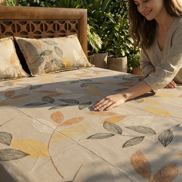 Decorative_Floral_Print_Bedsheet_With_Matching_2_Quilted_Pillow_Covers