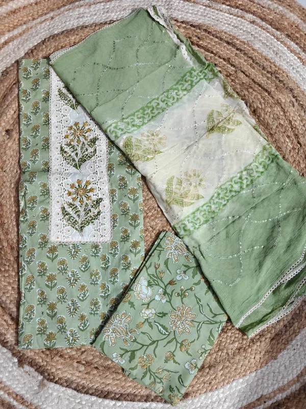Green_Floral_Embroidered_Cotton_Unstitched_Suit_Material_With_Dupatta