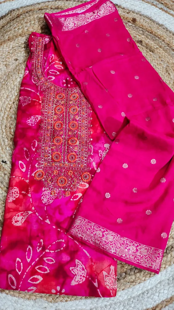 Pink_Embroidered_Ethnic_Unstitched_Suit_Material_With_Dupatta