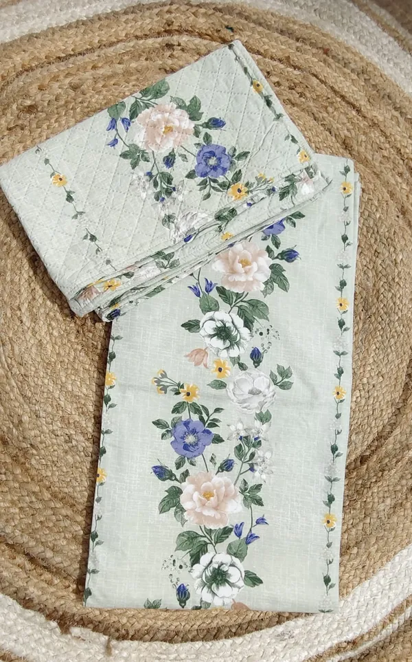 Cotton_bed_sheet_with_Quilted_Pillow_Covers