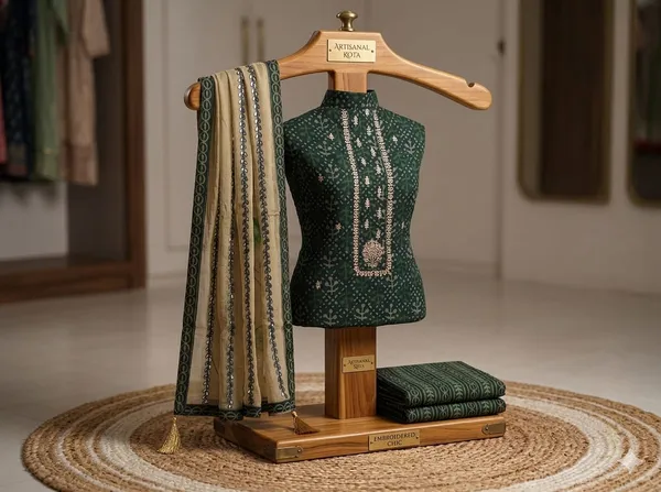 Forest_Green_Embroidered_Cotton_Unstitched_Suit_Material_with_Duoatta