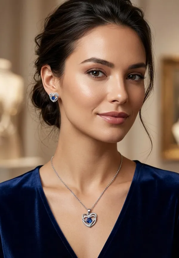 Heart-Shaped_Blue_Crystal_Stainless_Steel_Jewelry_Set